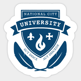 National City University Sticker